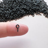 Screw Eye Pins - Black