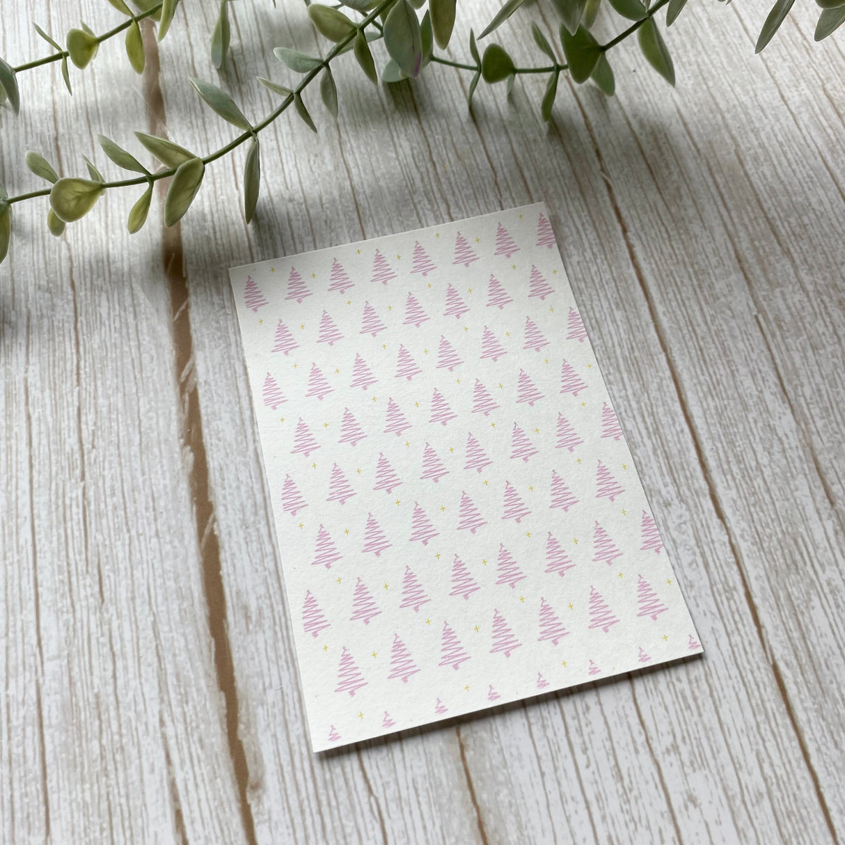 Christmas Tree in Pink - Water Soluble Transfer