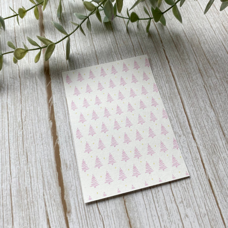 Christmas Tree in Pink - Water Soluble Transfer