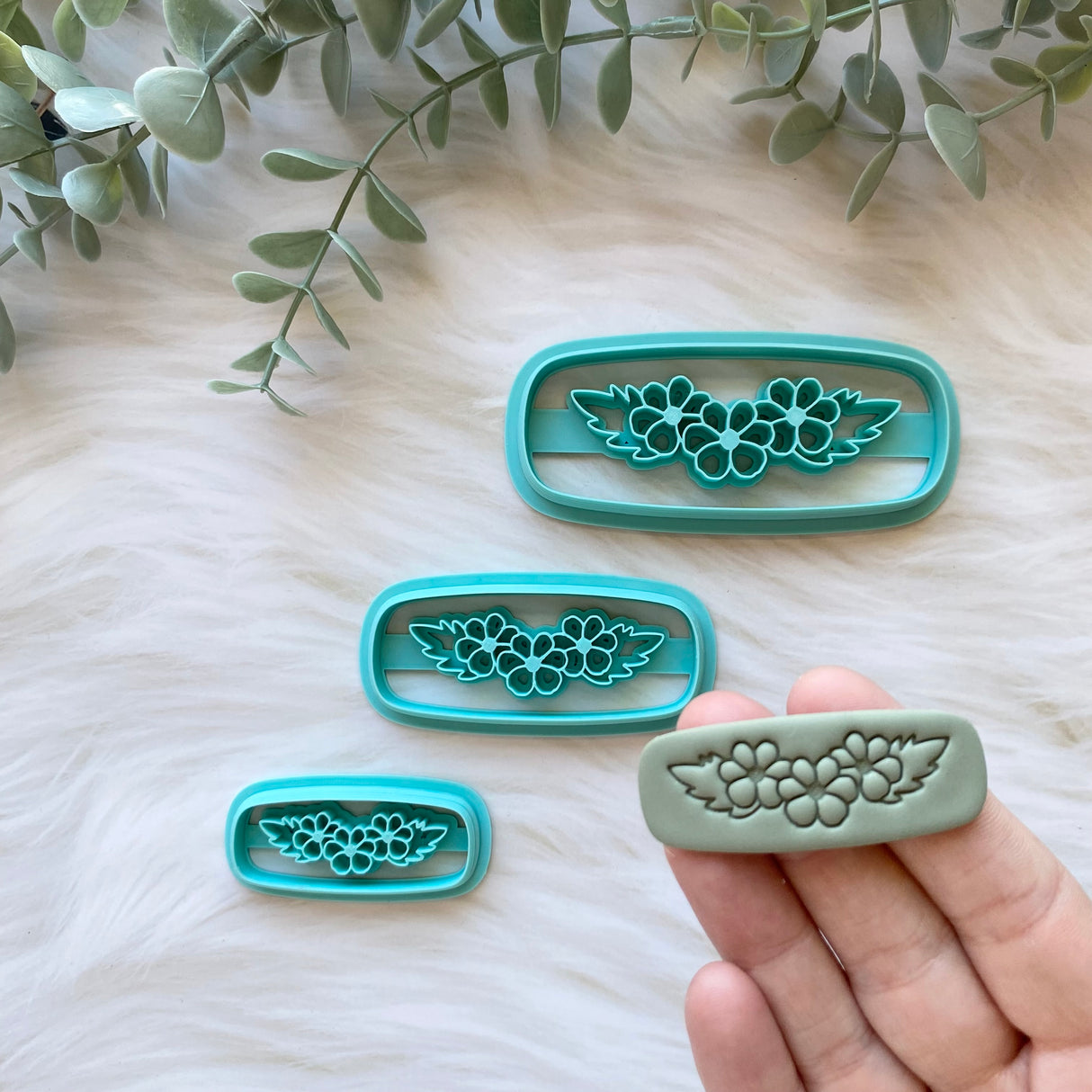 Flower Garland Hair Clip Cutter