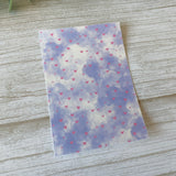 Dreamy Hearts in Periwinkle - Water Soluble Transfer