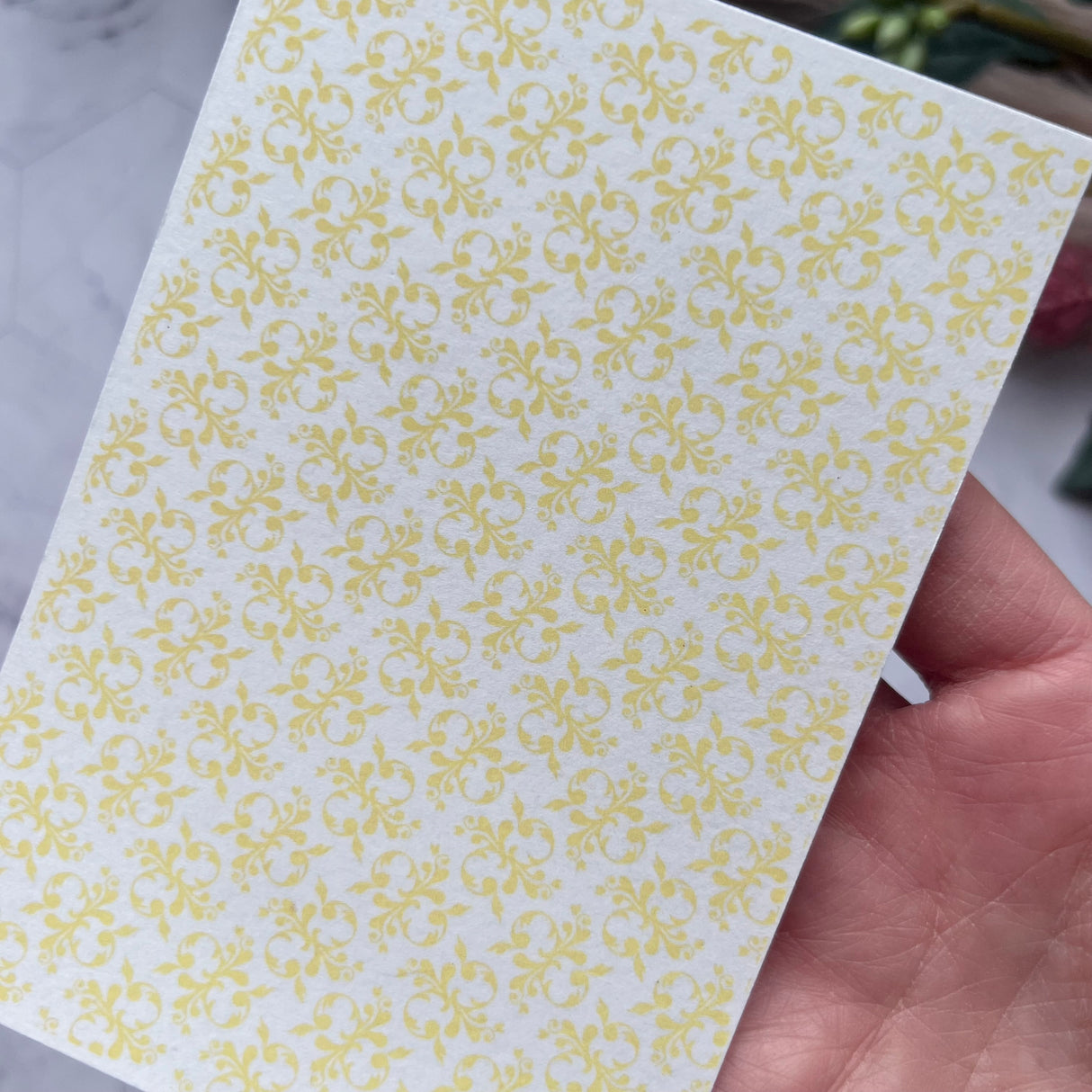 Victorian Fleur - Water Soluble Transfer
