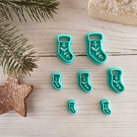 Folk Christmas Stocking Cutter