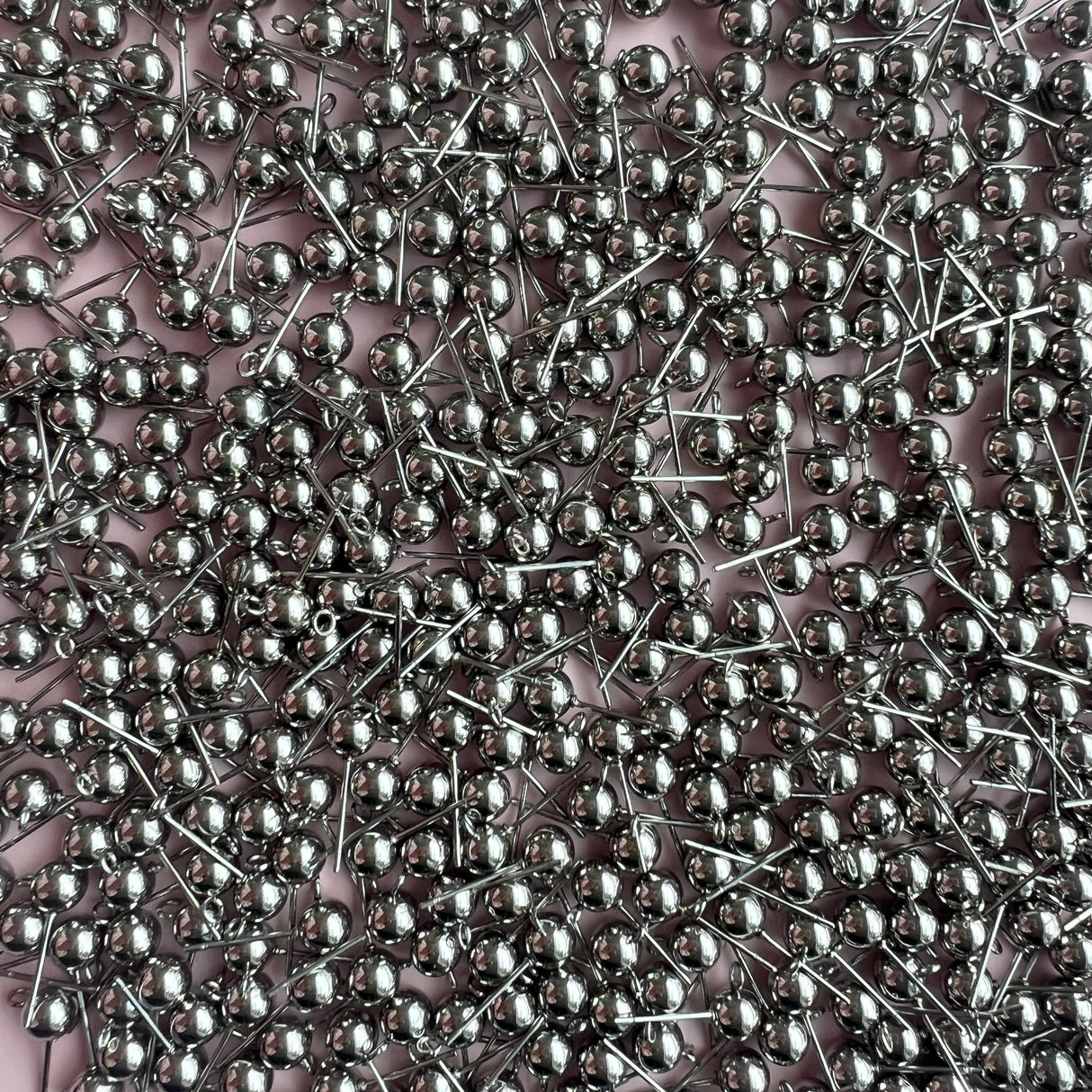 6mm Ball Posts with Loop - Stainless Steel