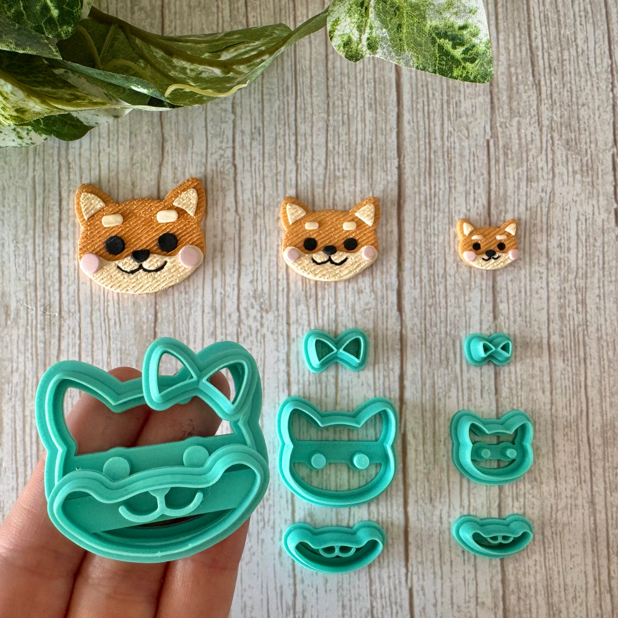 Shiba Dog Stacks Cutter Set