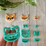 Shiba Dog Stacks Cutter Set