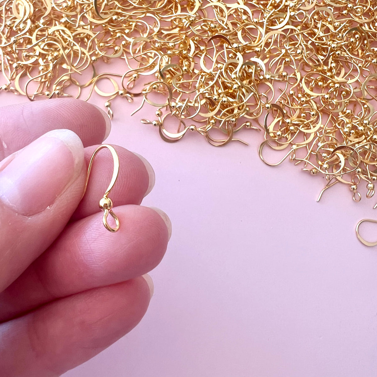Boho Hooks - Gold Plated Stainless Steel - Vertical Loop