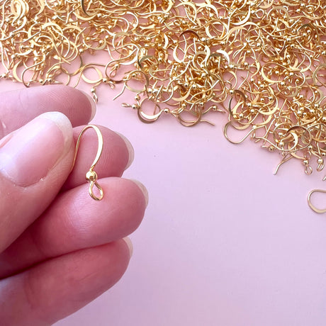 Boho Hooks - Gold Plated Stainless Steel - Vertical Loop