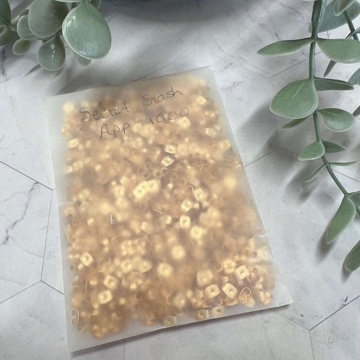 Secret Stash Item - Butterfly Backs gold plated jump rings - approx 1000 pieces
