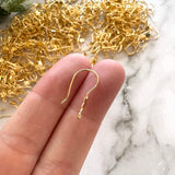 Star Hook - Gold Plated Stainless Steel (Vertical Loop)