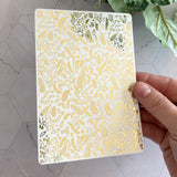 Gold Foil Christmas Flora - Waterslide Transfer Decal