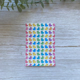 Rubber Ducky in Rainbow - Water Soluble Transfer