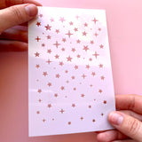 Twinkly Stars Stencil
