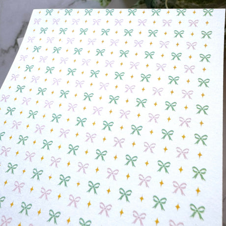 Ribbon Bows - Water Soluble Transfer