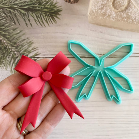 3D Double Bow Decoration Cutter