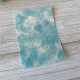 Dreamy Hearts in Baby Blue - Water Soluble Transfer