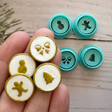 Christmas Faux Enamel Charms - 4 Cutter Set