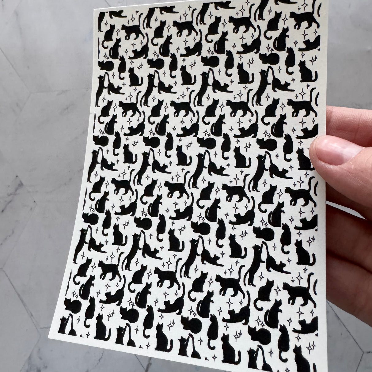 Celestial Kitties - Water Soluble Transfer
