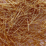 Eye Pins - Gold Plated Stainless Steel