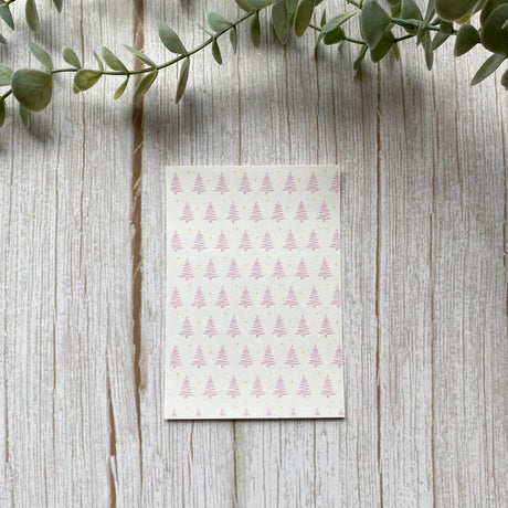 Christmas Tree in Pink - Water Soluble Transfer