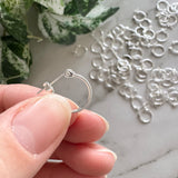 Mini Hoops - Silver Plated Stainless Steel