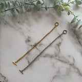 Cable Chain Charm Bracelet Blanks (5 pack)