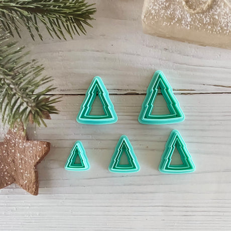 Outlined Christmas Tree Cutter