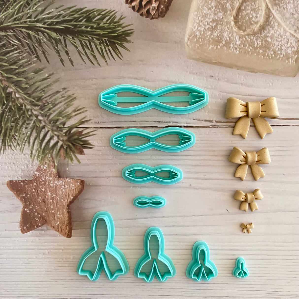 3D Dimpled Cute Bow Cutter