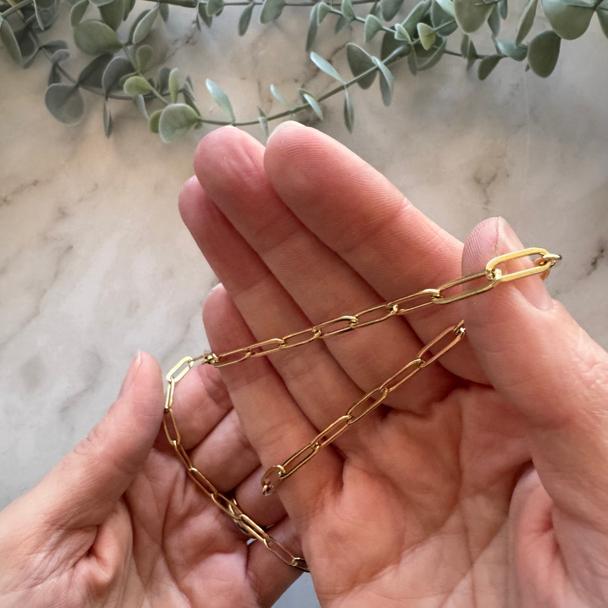 Minimalist Chain - Gold Plated Stainless Steel - 5 metres