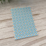 Floral Tile in Caribbean - Water Soluble Transfer