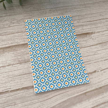 Floral Tile in Caribbean - Water Soluble Transfer