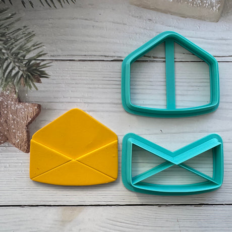 Envelope Rectangle Stacks Decor Cutter - 2 Piece Set