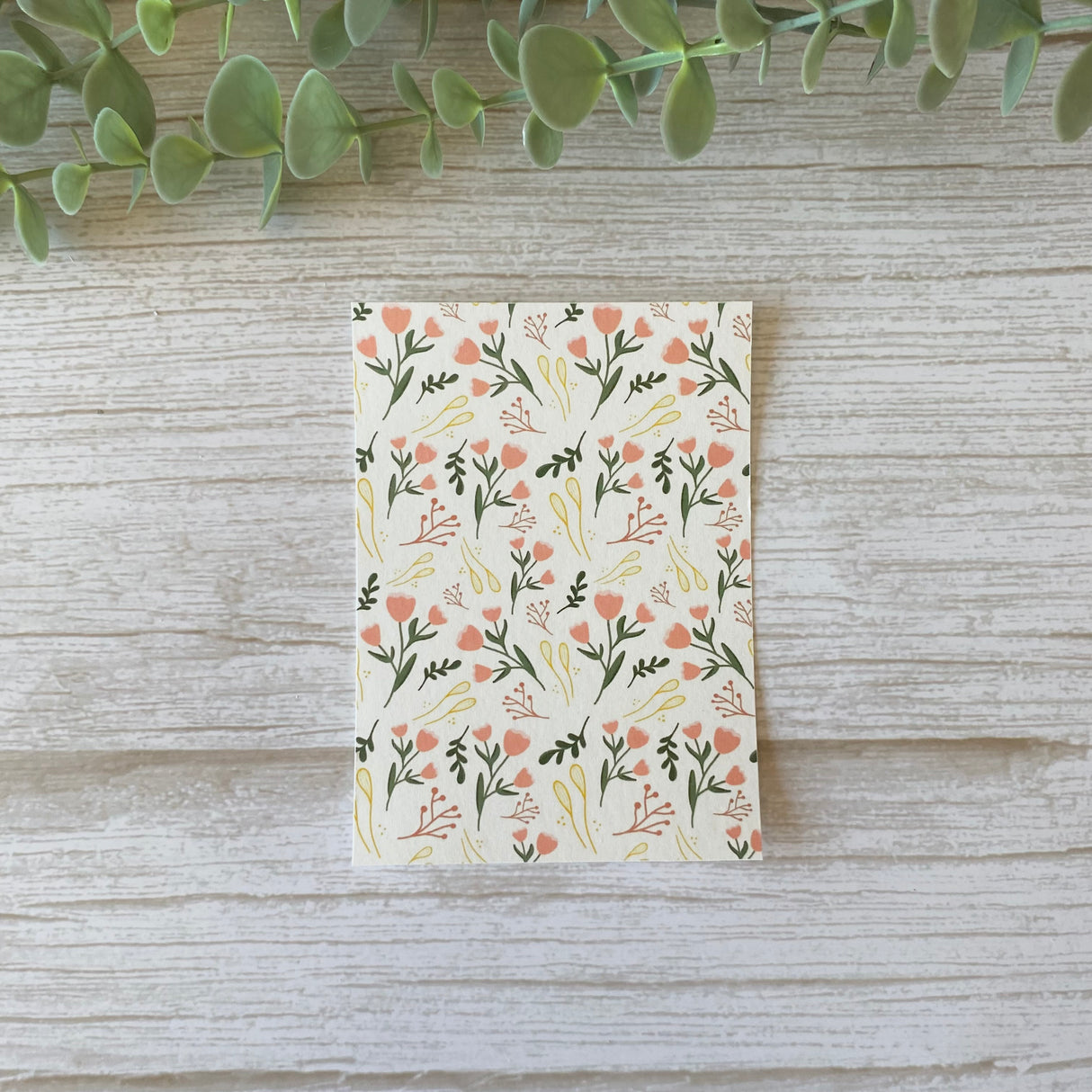Cottage Flowers in Pink - Water Soluble Transfer