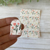 Cottage Flowers in Pink - Water Soluble Transfer