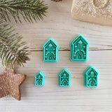 Folk Gingerbread House Cutter