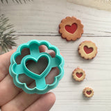 Heart Jam Fancy Cookie Cutter