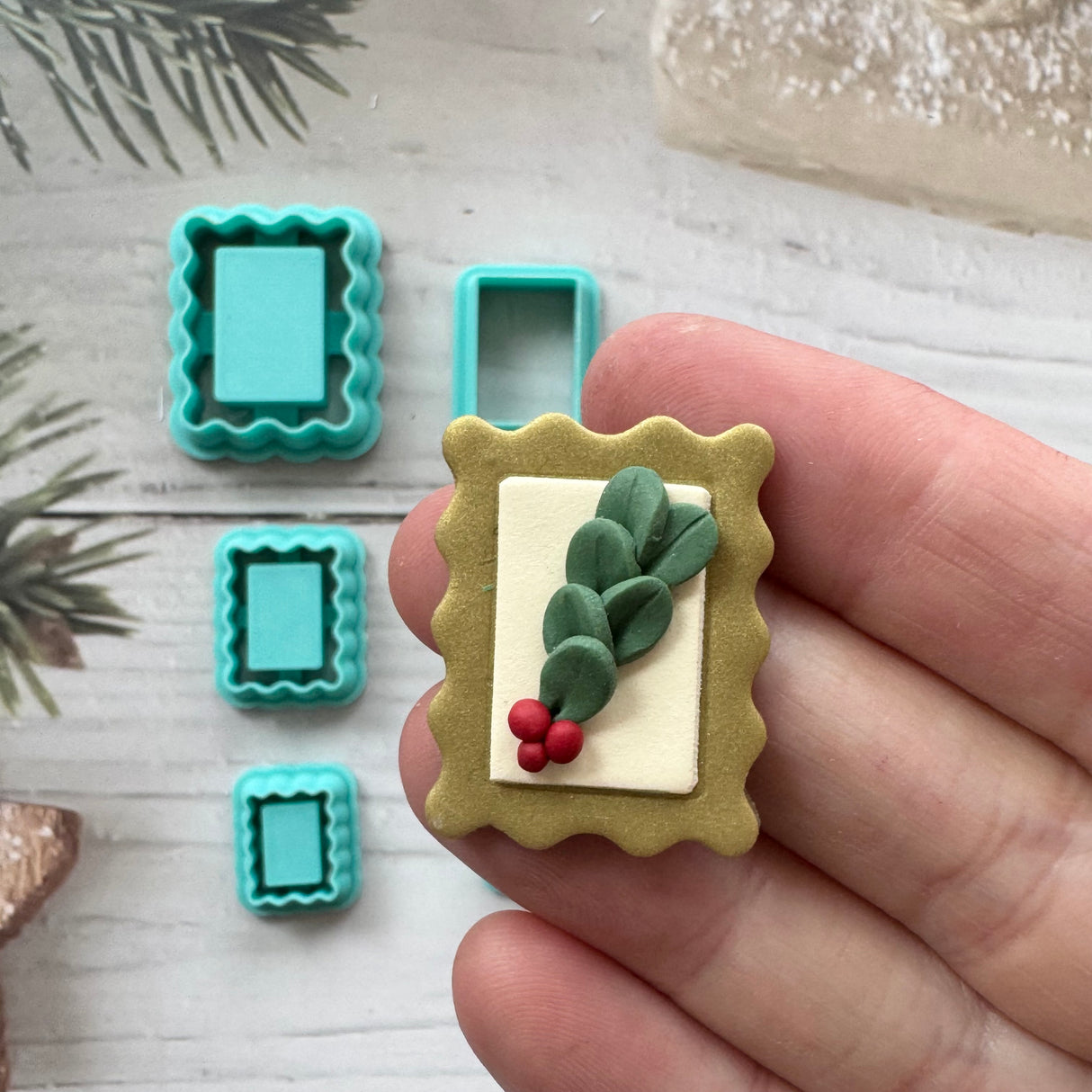 Postage Stamp Frame Stacks Cutter - 2 Piece Set