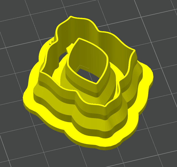 Floral Arabesque 35mm Cutter STL - digital download