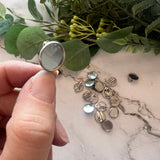 14mm Minimalist Bezel Clip-On Earrings - Stainless Steel