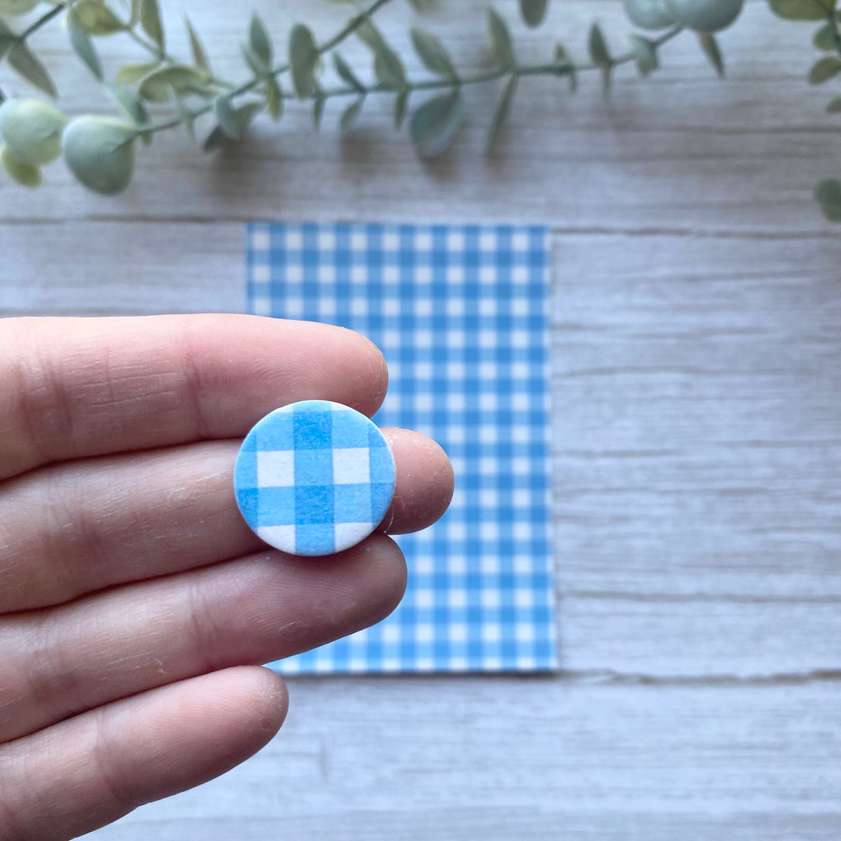 Gingham - Water Soluble Transfer