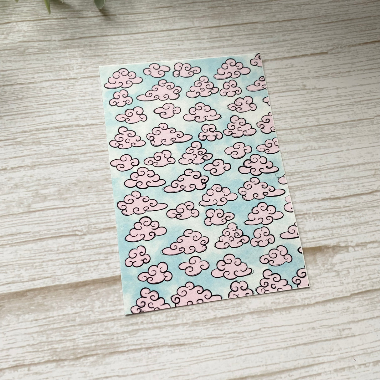 Fairy Floss Clouds - Water Soluble Transfer
