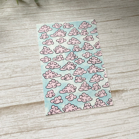 Fairy Floss Clouds - Water Soluble Transfer