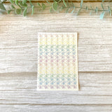 Floating Paper Cranes in rainbow - Water Soluble Transfer