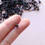 4mm Ball Posts with Loop - Black