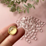 Glass Cabochons - Circle - 50 pack