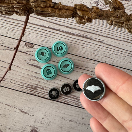 Halloween Faux Enamel Charms - 4 Cutter Set