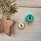 Snowman Faux Enamel Charm Cutter