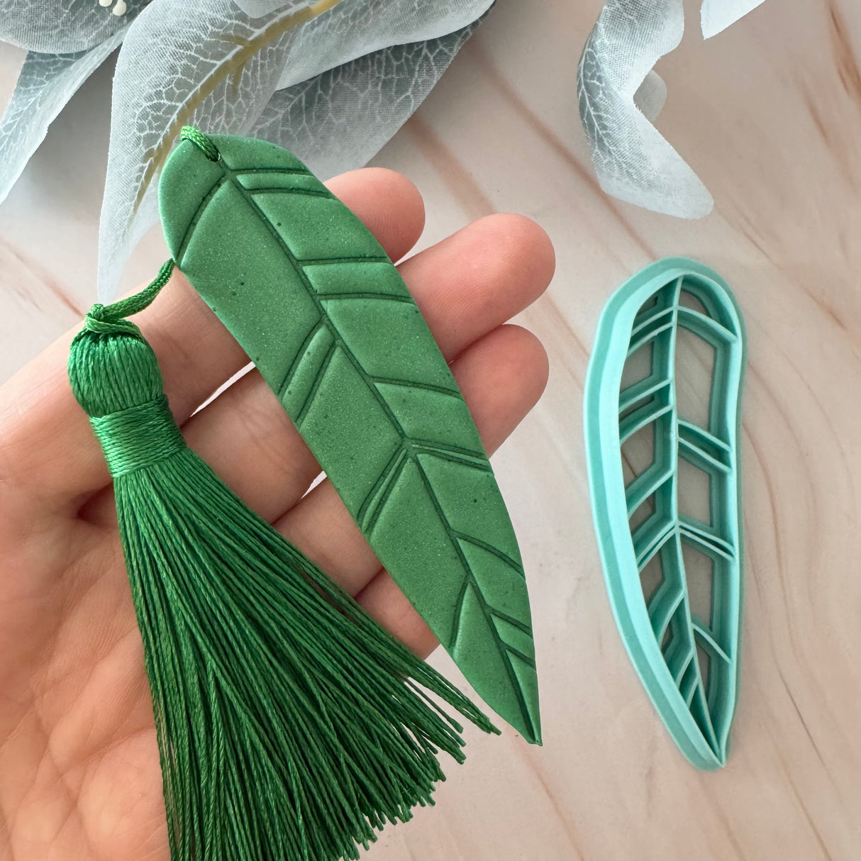 Gum Leaf Bookmark Cutter