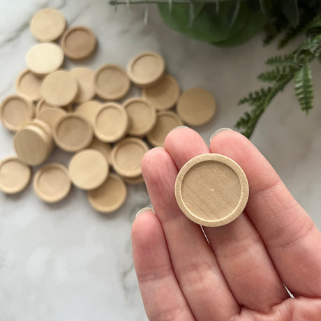 Wooden Bezel Tray - Oak Colour (three sizes)