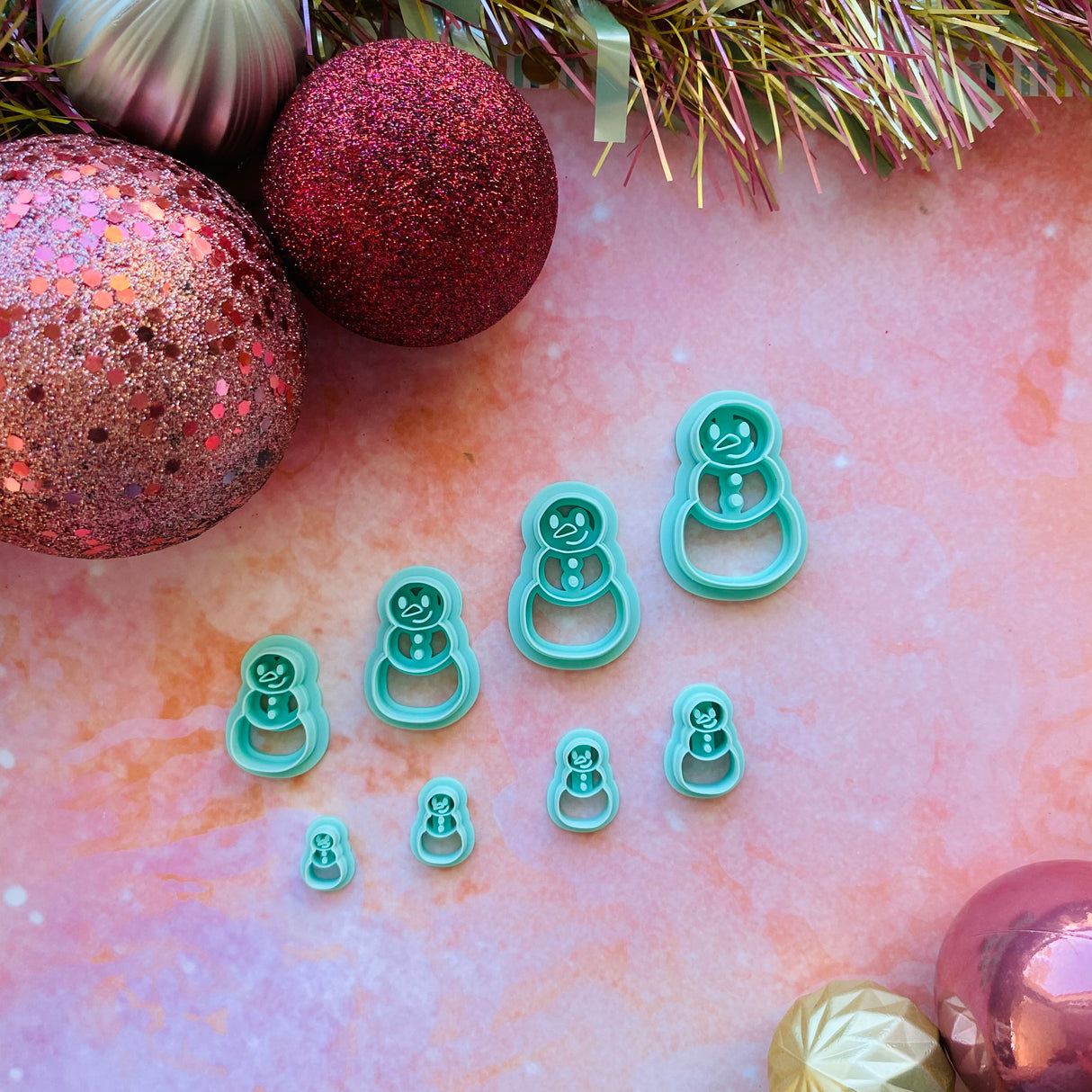 Happy Snowman Cutter